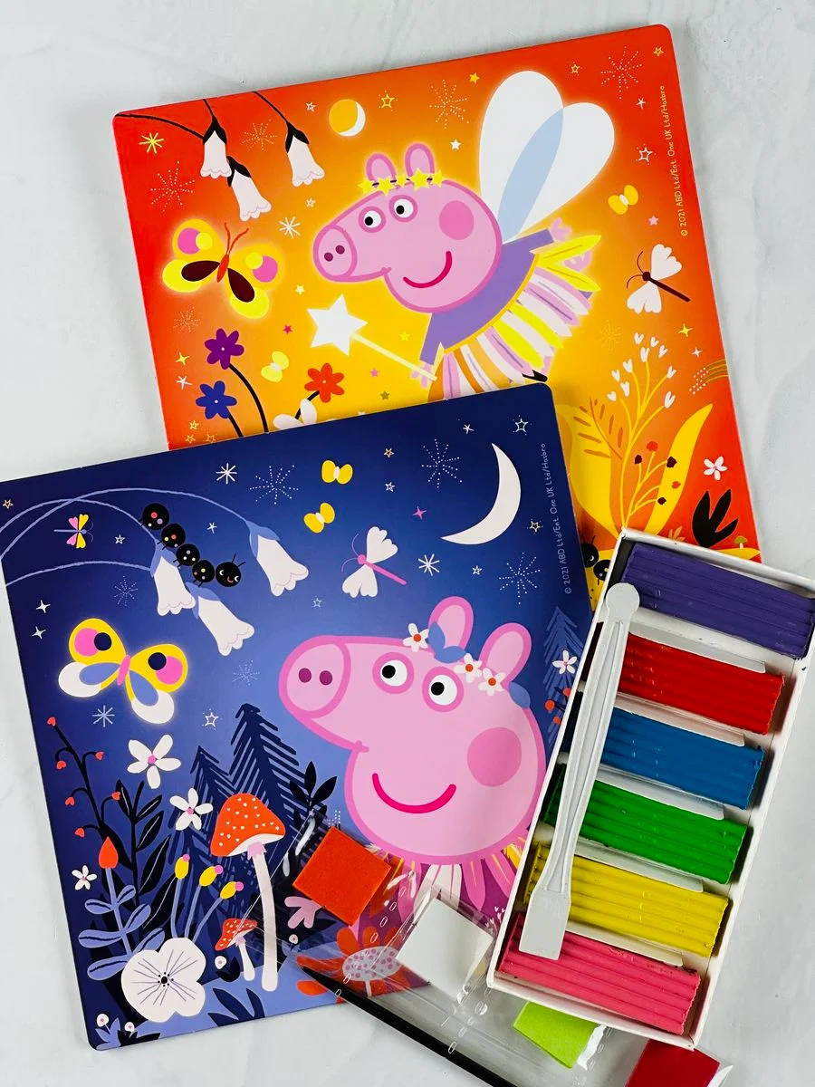 Набор игра Peppa Pig свинка пеппа пластилин картинки мульт развитие мелкой моторики малыша