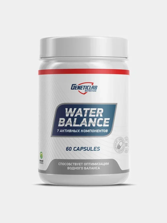 Баланс воды WATER BALANCE, GeneticLab Nutrition, 60 капсул