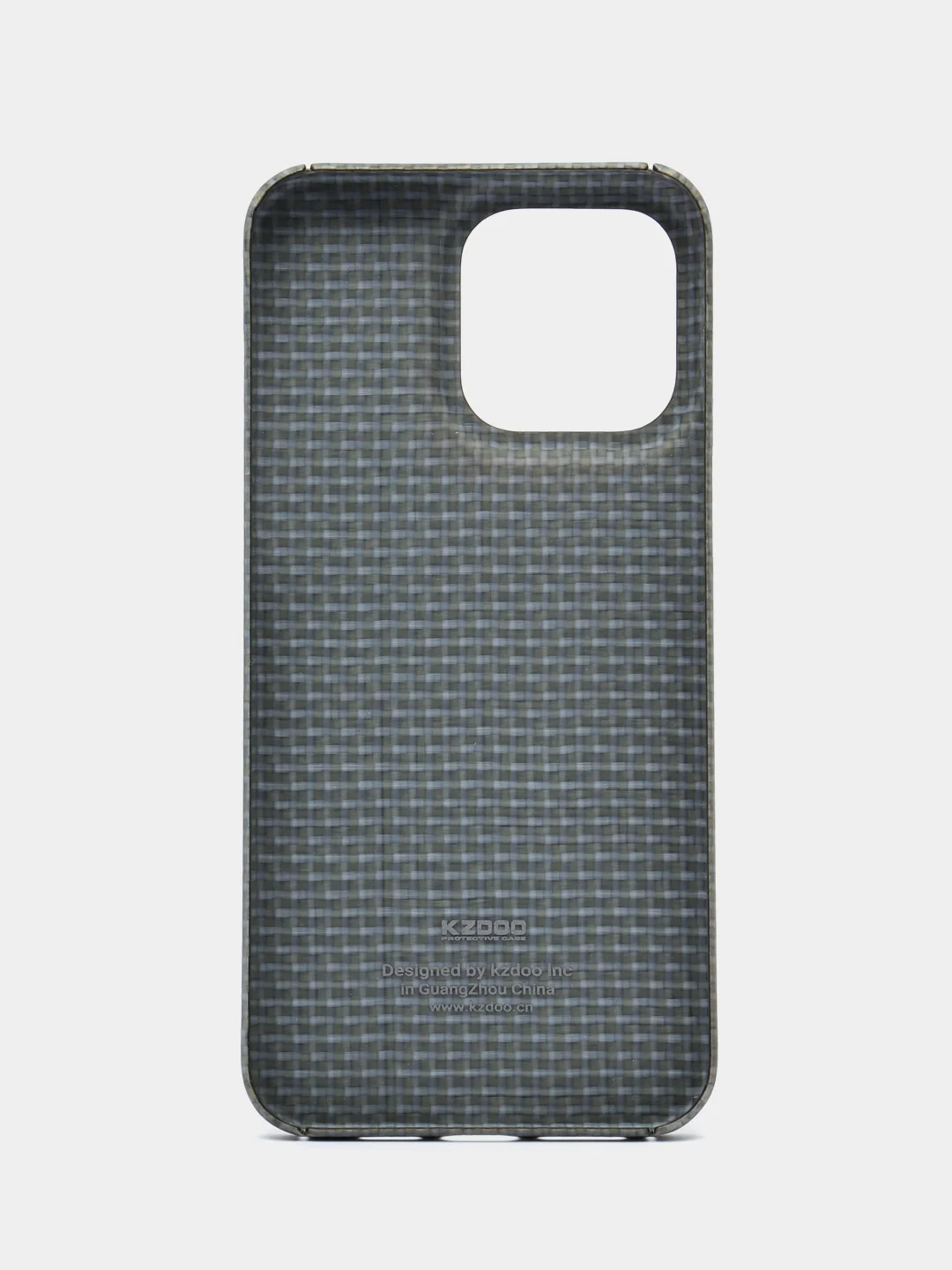 Серебряный чехол K-DOO (KZDOO) KEVLAR для iPhone 13 14 15 16 Pro Max