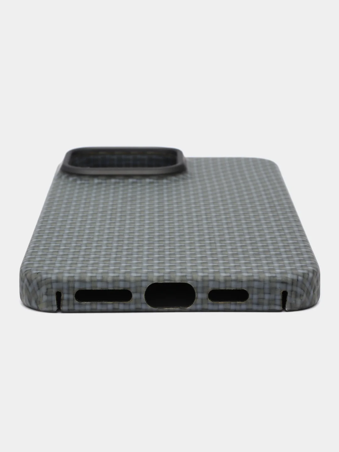 Серебряный чехол K-DOO (KZDOO) KEVLAR для iPhone 13 14 15 16 Pro Max