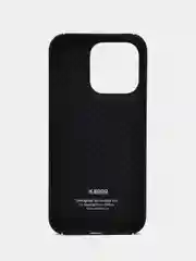 Черный чехол K-DOO (KZDOO) KEVLAR для iPhone 13 14 15 16 Pro Max