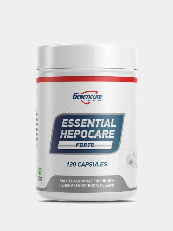 Гепатопротектор ESSENTIAL HEPOCARE, GeneticLab Nutrition, 120 капсул