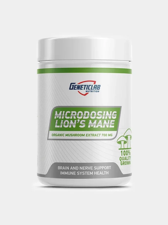 Ежовик гребенчатый GeneticLab Nutrition, 60 капсул