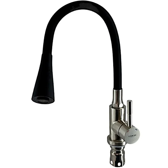 Смеситель для кухни с гибким силиконовым изливом Ledeme L74199