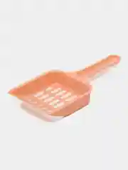 Розовый совок-лопатка для кошачьего туалета-лотка