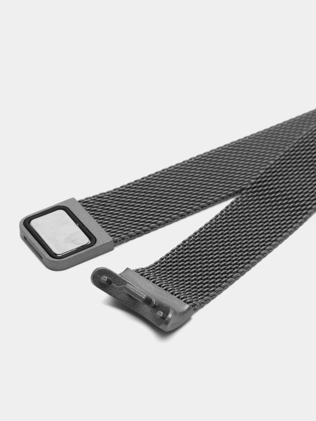Серый металлический ремешок "Миланская петля", для фитнес-браслета Xiaomi Mi Band 8