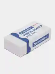 Ластик, упаковка до 5 шт, Brauberg Original, 38 х 20 х 10 мм, белый, картонный держатель