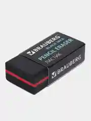 Ластик, упаковка до 5 шт, Brauberg Black Jack, 40 х 20 х 11 мм, черный