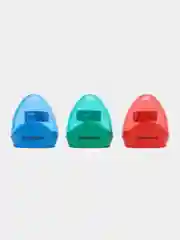 Точилка, упаковка до 5 шт, Brauberg Bell, с контейнером, пластиковая, цвет корпуса ассорти