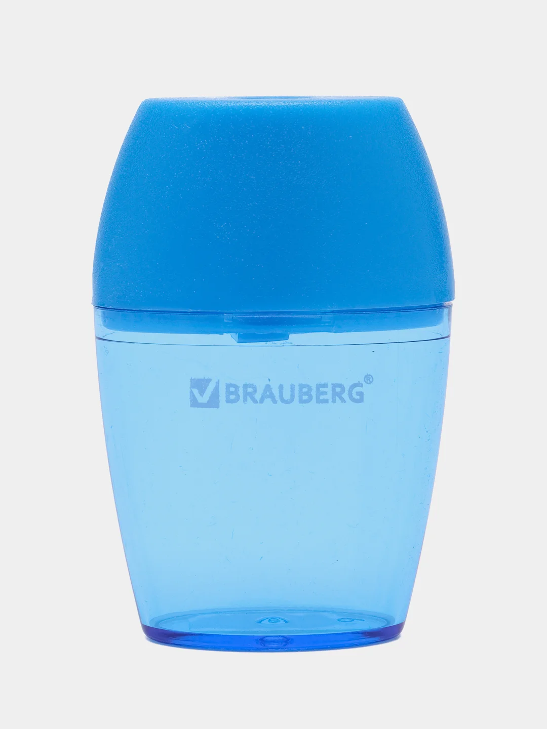 Точилка, упаковка до 5 шт, Brauberg Diamond, с контейнером, овальная, в дисплее, ассорти