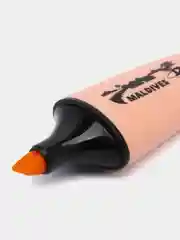 Светло-оранжевый текстовыделитель мини BRAUBERG "NEON Mini", разные цвета в пластиковой банке, линия 1-5 мм