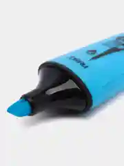 Синий текстовыделитель мини BRAUBERG "NEON Mini", разные цвета в пластиковой банке, линия 1-5 мм