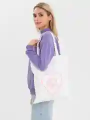 Белый сумка-шоппер