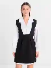Сарафан офисный с рубашкой