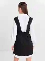 Сарафан офисный с рубашкой