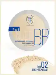 Бежевый компактная пудра для лица Nude BB Powder 3in1