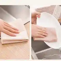 Салфетка для уборки, кухонная салфетка для уборки из люфы 20 х 20 см, 10 шт
