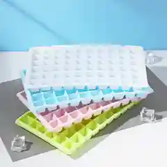 Форма для льда Доляна, 29х17,5х2,5 см, 60 ячеек, цвет МИКС