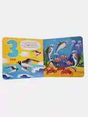 Картонная книга "Цифры от 1 до 5", 10 стр