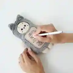 Игрушка-грелка Мякиши "Котёнок с метрикой", с вишнёвыми косточками