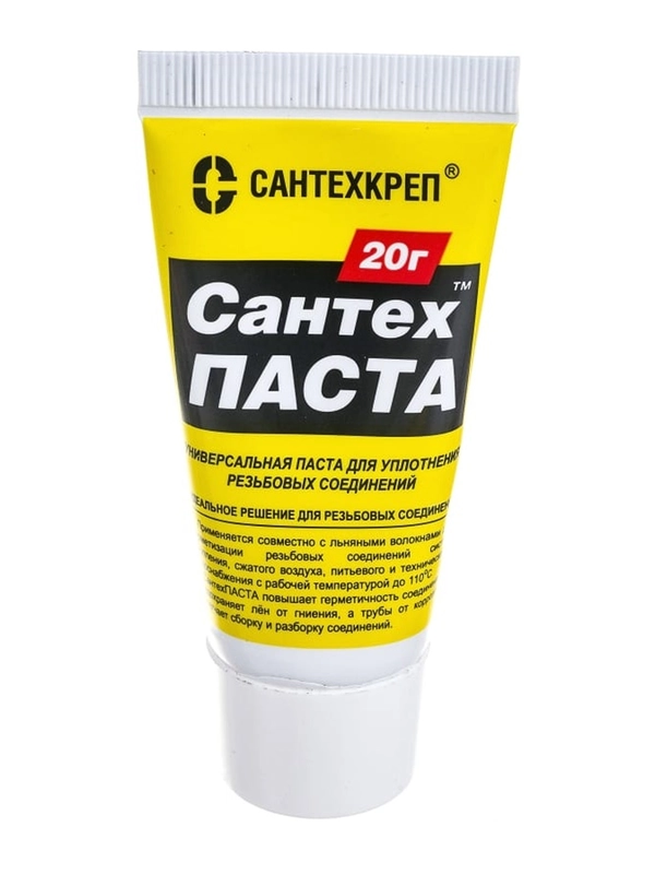 Паста сантехническая для уплотнения резьбовых соединений СантехПАСТА 20 г  в тубе