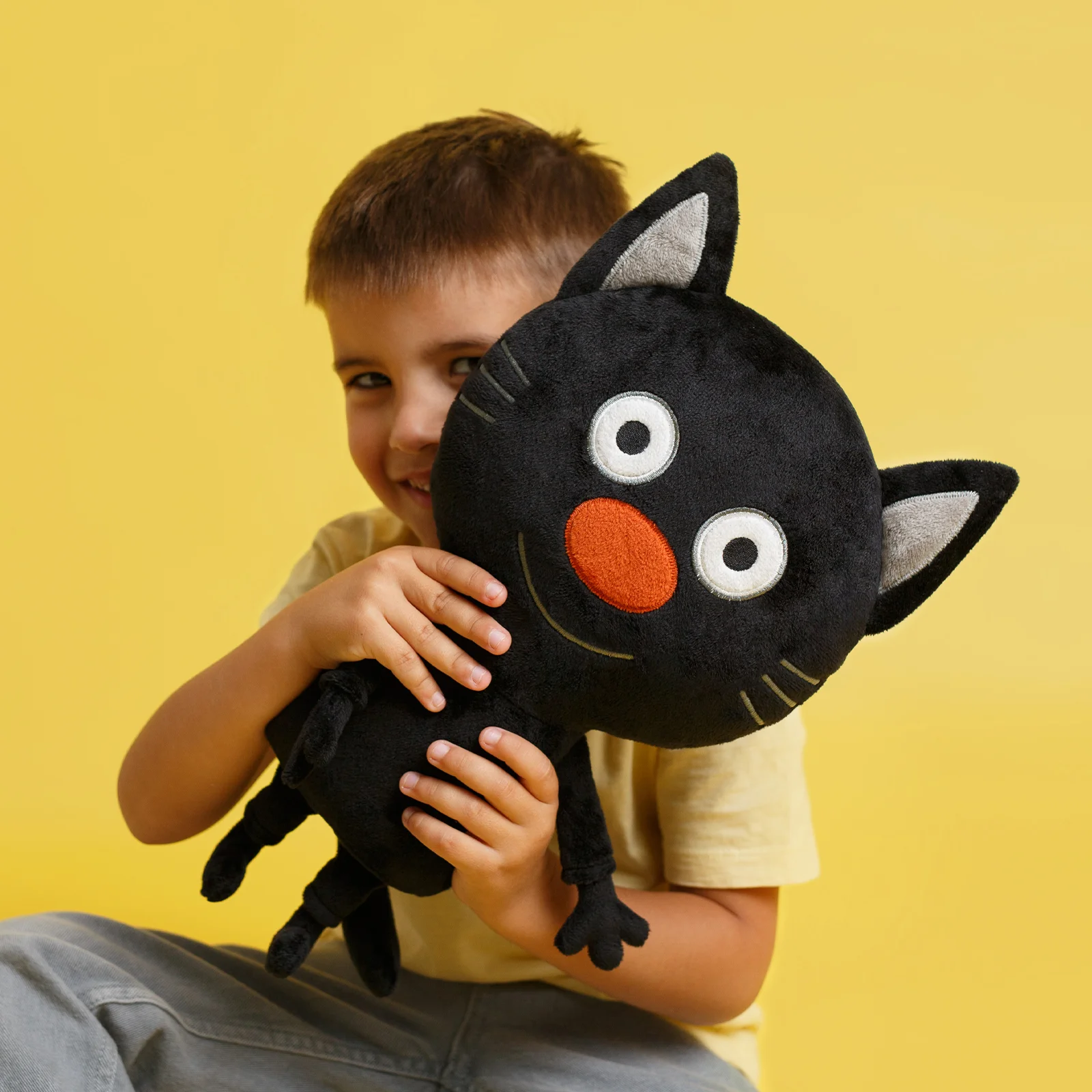 Игрушка-подушка Мякиши "Три Кота" Сажик