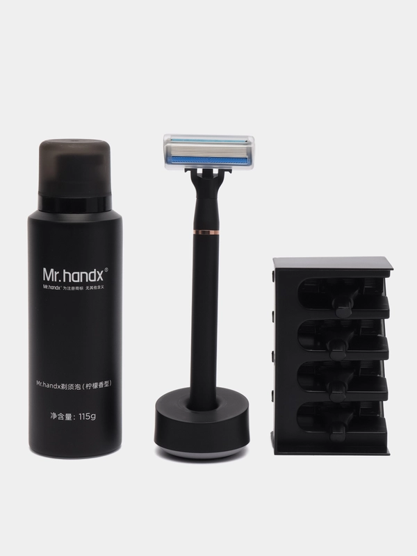 Набор Xiaomi Mijia Lemon Razor H600 пена, подставка, бритвенный станок