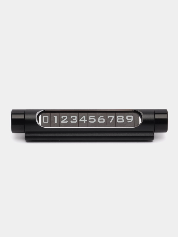 Автовизитница металлическая Baseus Temporary Parking Number Card Черный ACNUM-01