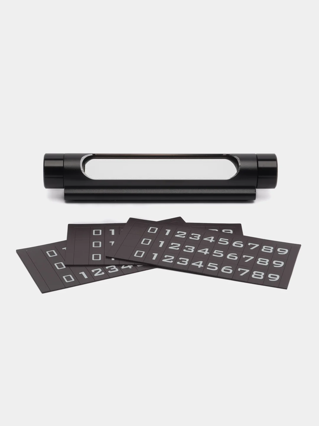 Автовизитница металлическая Baseus Temporary Parking Number Card Черный ACNUM-01