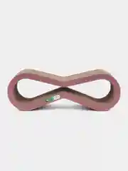 Бордовый когтеточка лежанка для кошек картон Тумяу Экватор белый 60х20х22см