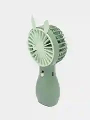 Лесной зеленый вентилятор портативный ручной на аккумуляторе с подсветкой