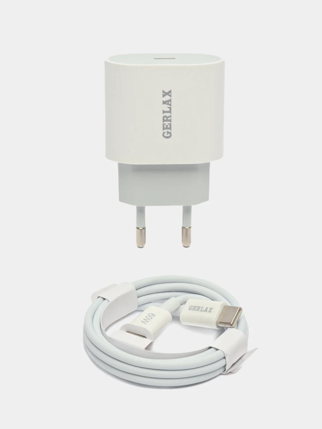 Блок питания плюс кабель зарядный Type-С to Type-С 20W с быстрой зарядкой, 1 м, комплект