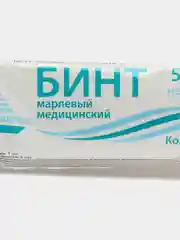 Бинт медицинский нестерильный 7 см х 5 м 30 гр/м2