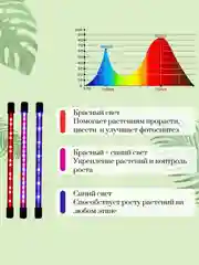 Фитолампа USB, для рассады и растений, с таймером