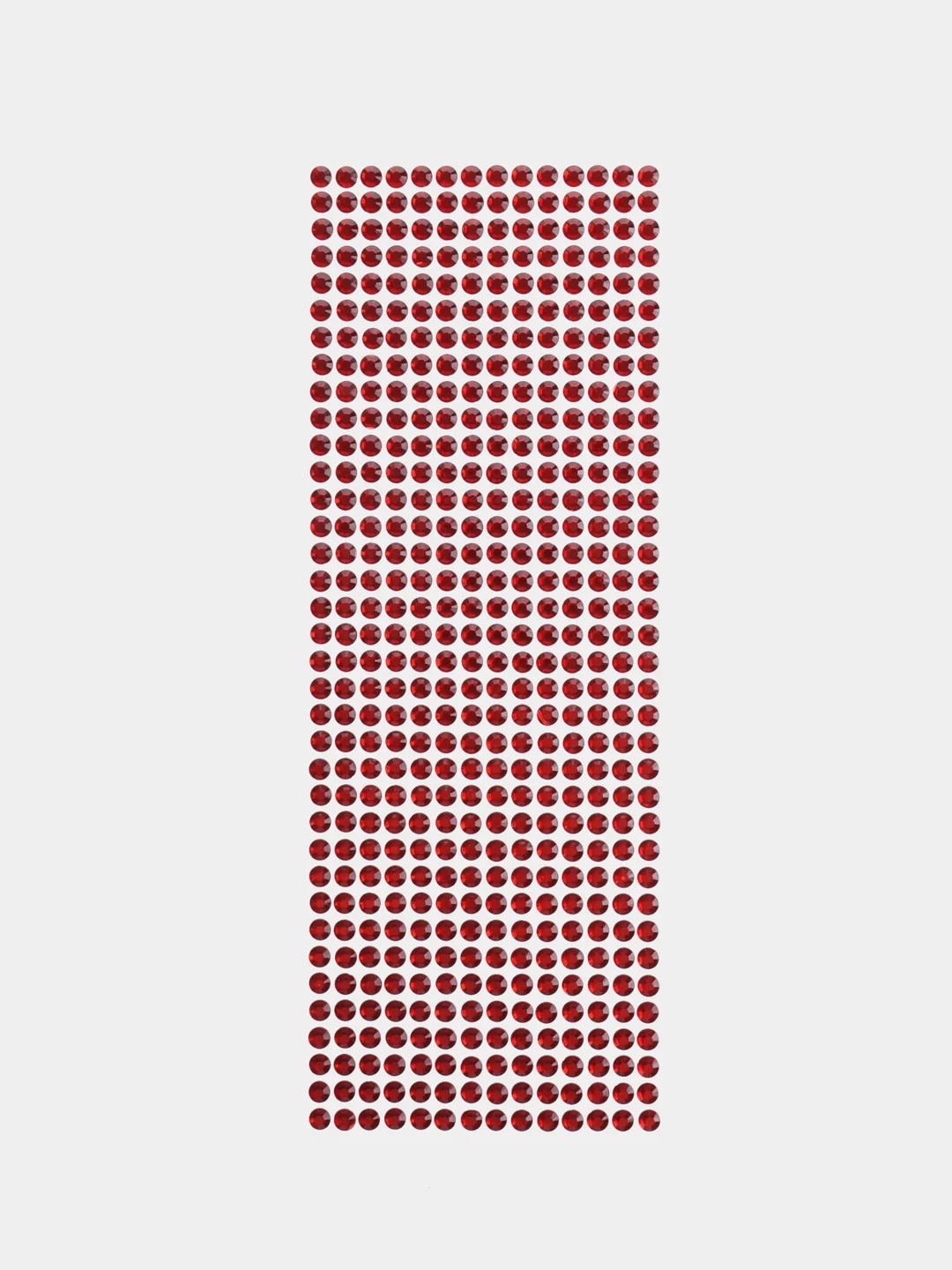 Красный стразы самоклеящиеся. для творчества и декора. 6 миллиметров, 504 штуки