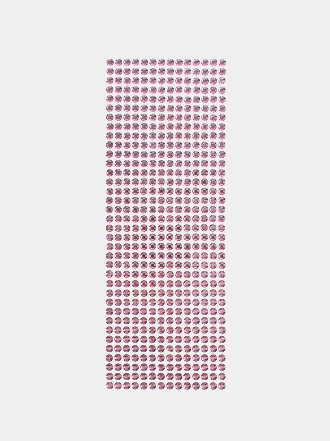 Розовый стразы самоклеящиеся. для творчества и декора. 6 миллиметров, 504 штуки