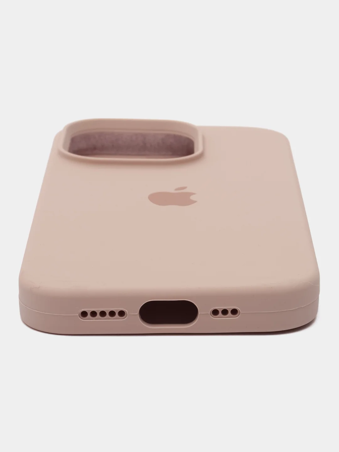 Пудровый чехол с логотипом силиконовый для iPhone XR, 11, 12, 13 Pro Max, 14, 15 Pro Max для айфон
