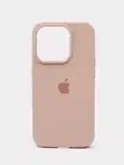 Пудровый чехол с логотипом силиконовый для iPhone XR, 11, 12, 13 Pro Max, 14, 15 Pro Max для айфон