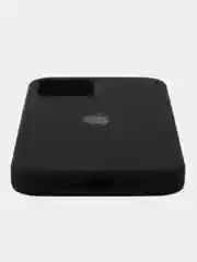 Черный чехол с логотипом силиконовый для iPhone XR, 11, 12, 13 Pro Max, 14, 15 Pro Max для айфон
