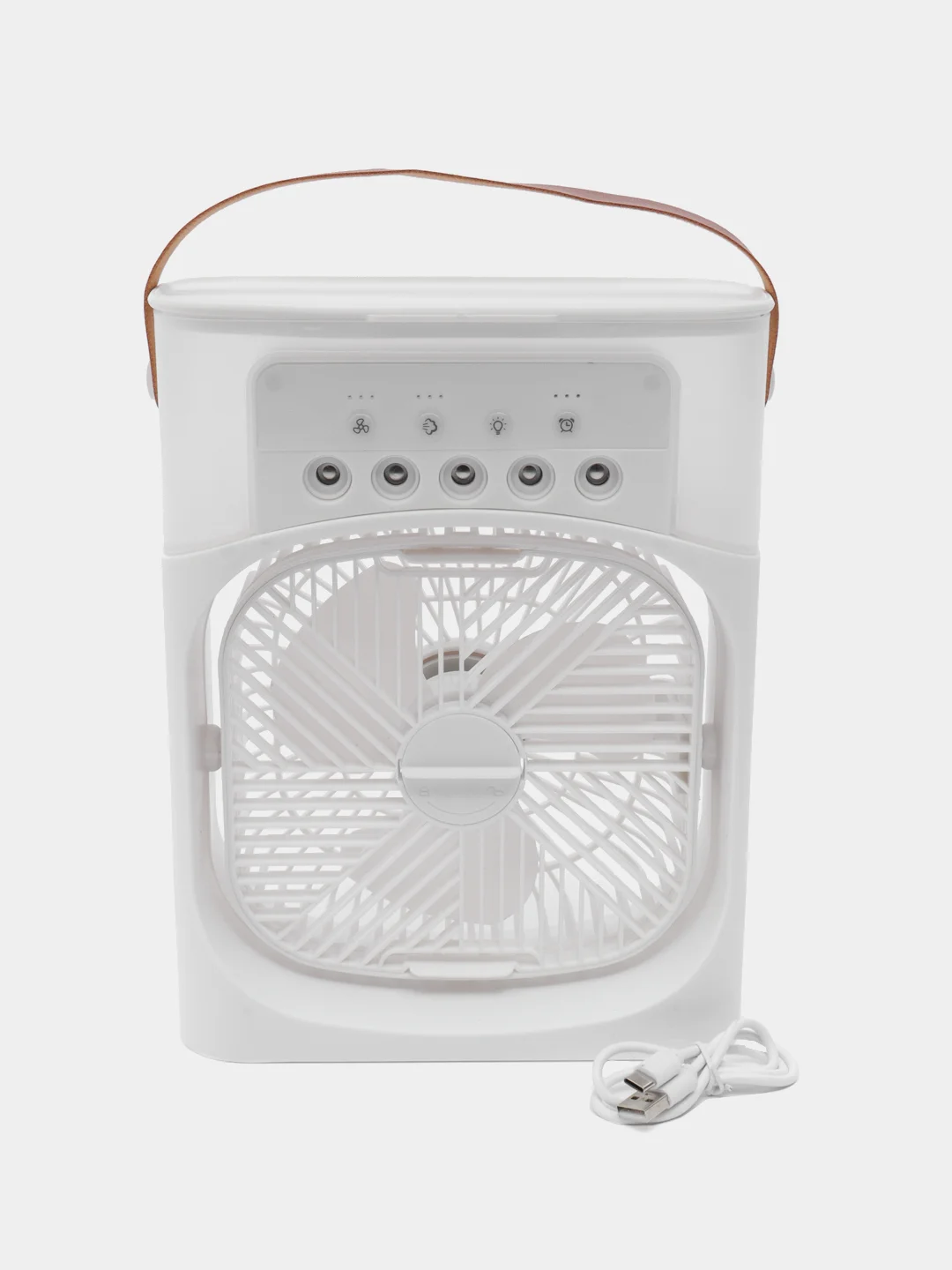 Молочный портативный мини-кондиционер Ultra Air Cooler 3x, USB