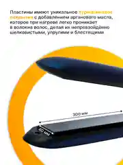 Синий выпрямитель для волос, плойка, утюжок, мультистайлер, стайлер, 6 режимов, LED-дисплей