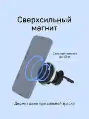 Автомобильный магнитный держатель для смартфона с беспроводной зарядкой iBOX TRON M7