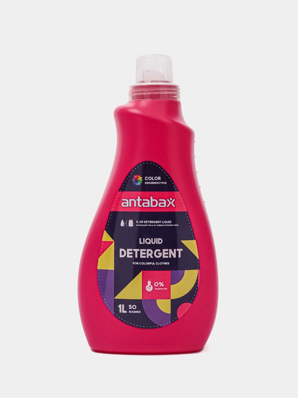 Гель для стирки цветного Antabax Liquid Detergent, 1 литр