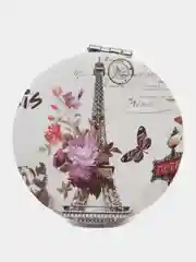 Коралловый меланж зеркало, зеркальце карманное, двухстороннее, складное