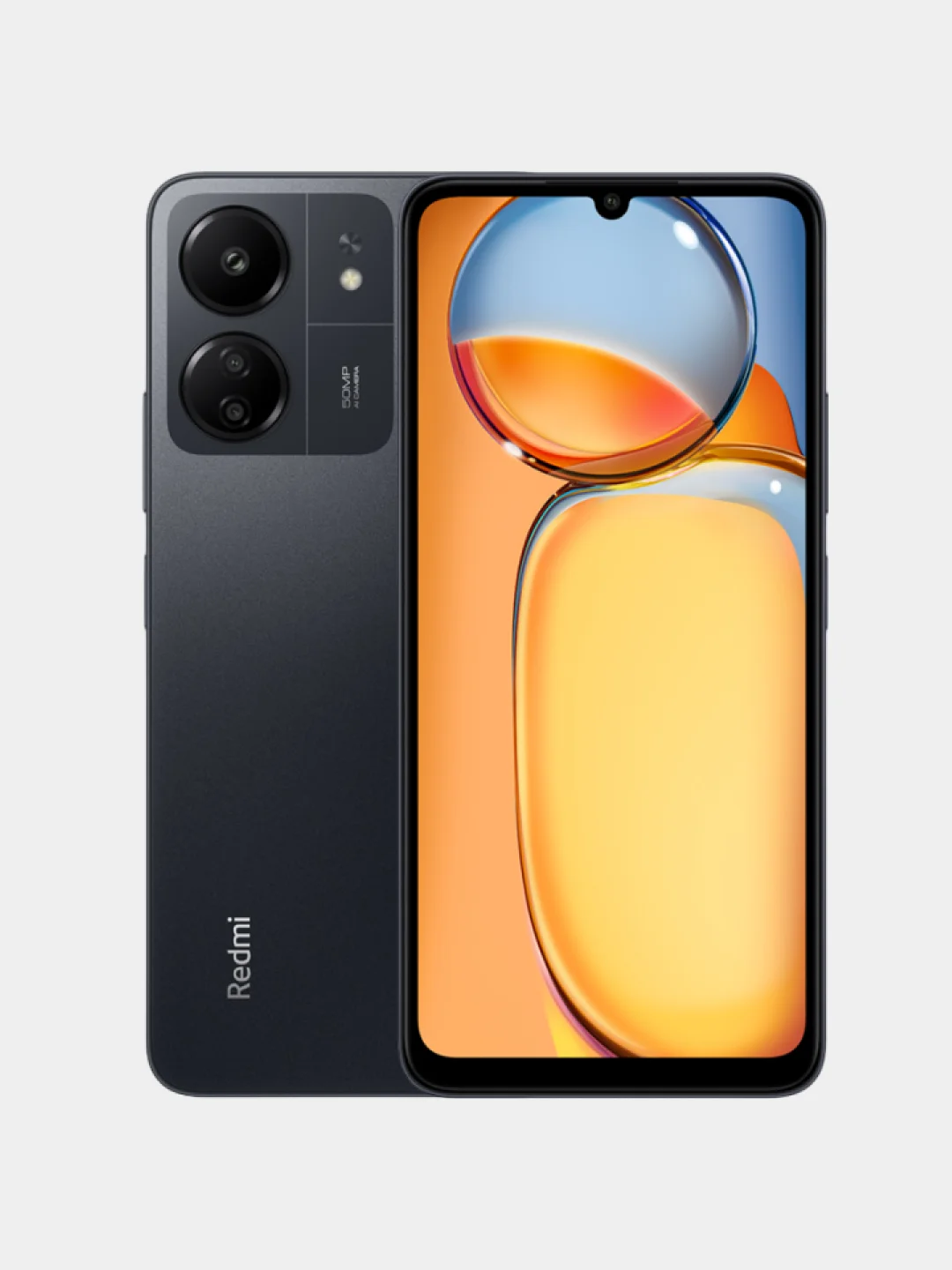 Черный смартфон Xiaomi Redmi 13C 4/128 ГБ