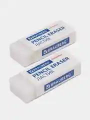 Ластик, упаковка до 5 шт, Brauberg Original, 45 х 17 х 10 мм, белый, прямоугольный