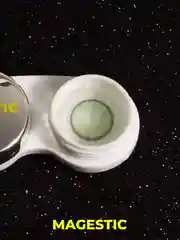 Голубой цветные линзы Magestic Pro