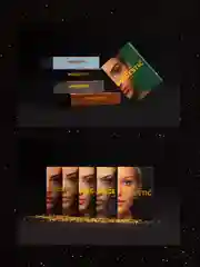 Голубой цветные линзы Magestic Pro