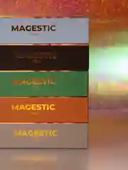Голубой цветные линзы Magestic Pro
