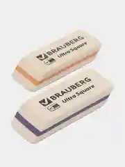 Ластик, упаковка 5 шт, Brauberg Ultra, 50 х 14 х 8 мм, белый, натуральный каучук